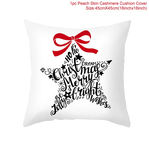 Multicolor Christmas Cushion Cover