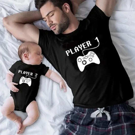 Player 1 Player 2 Father Son T-shirts