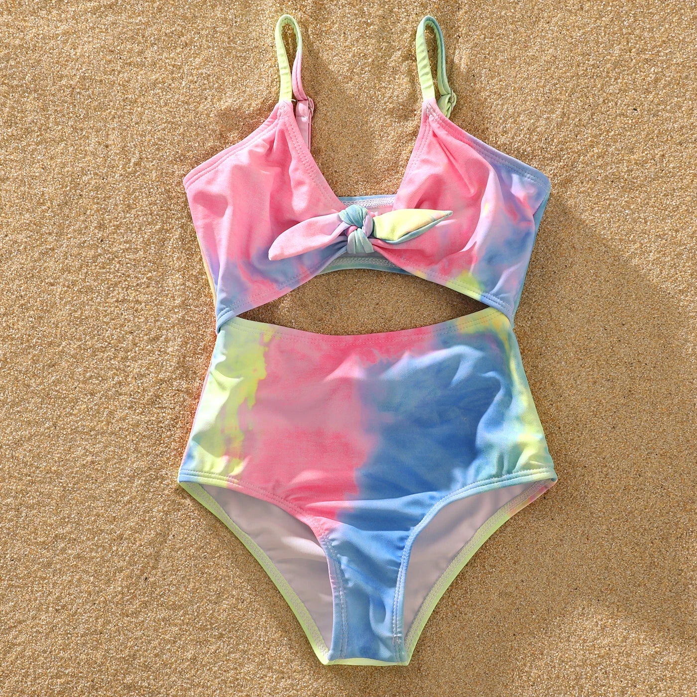 Family Matching Multicolor Swimsuits