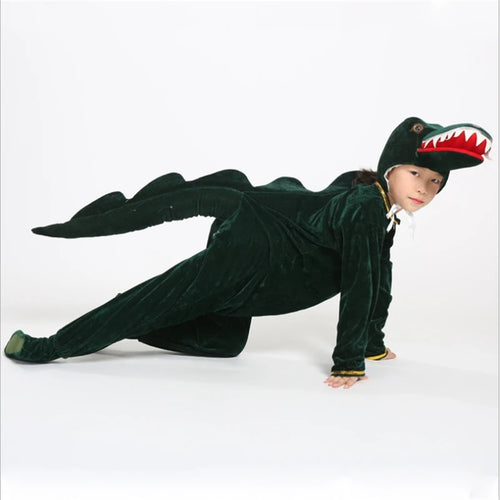 Kids Crocodile Jumpsuit Costume