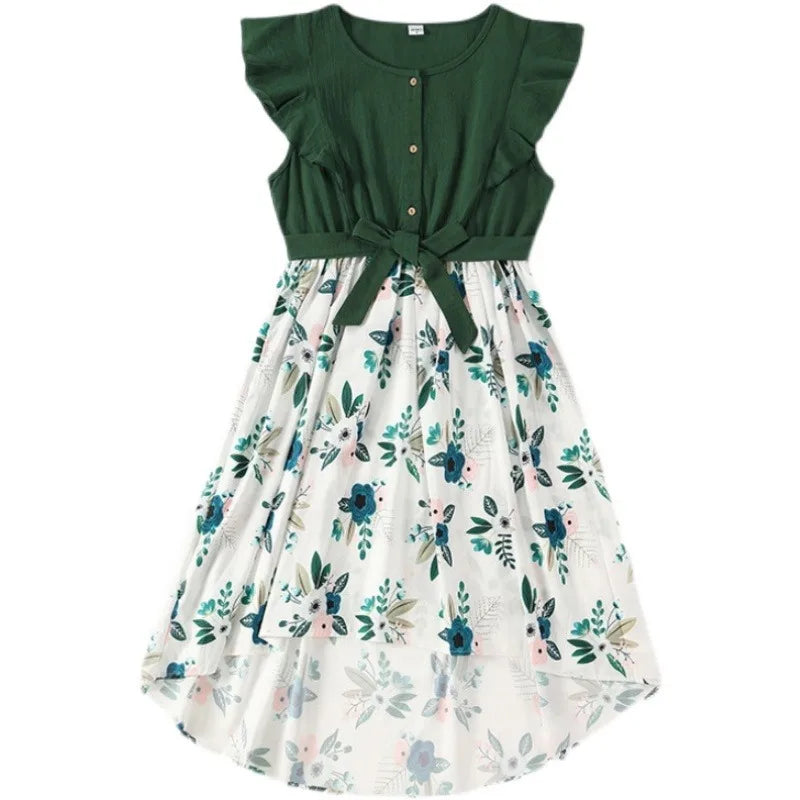 Family Matching Outfits Summer Beach Dresses