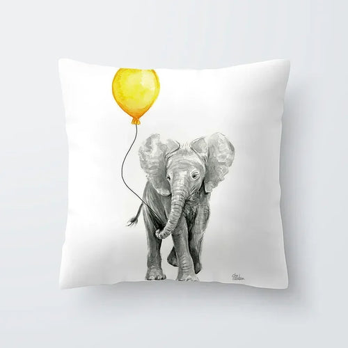 Nordic Geometric Yellow Pillowcase