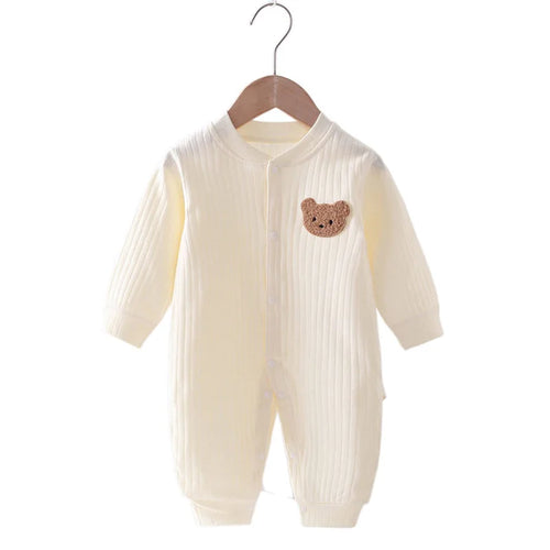 Bear Long Sleeves Baby Rompers