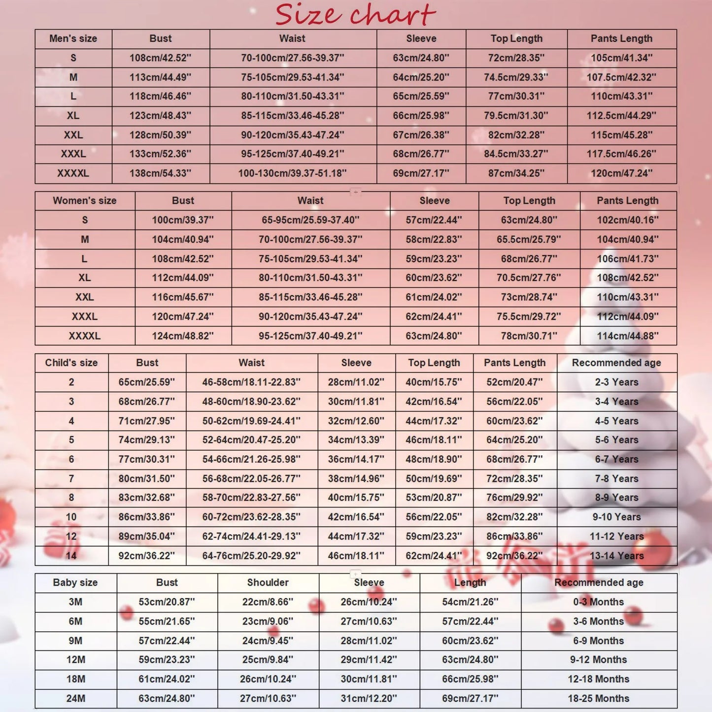 Family Matching Christmas Firework Print Pajamas