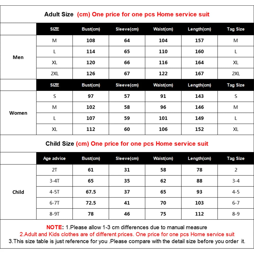 Family Matching Black Halloween Pajamas