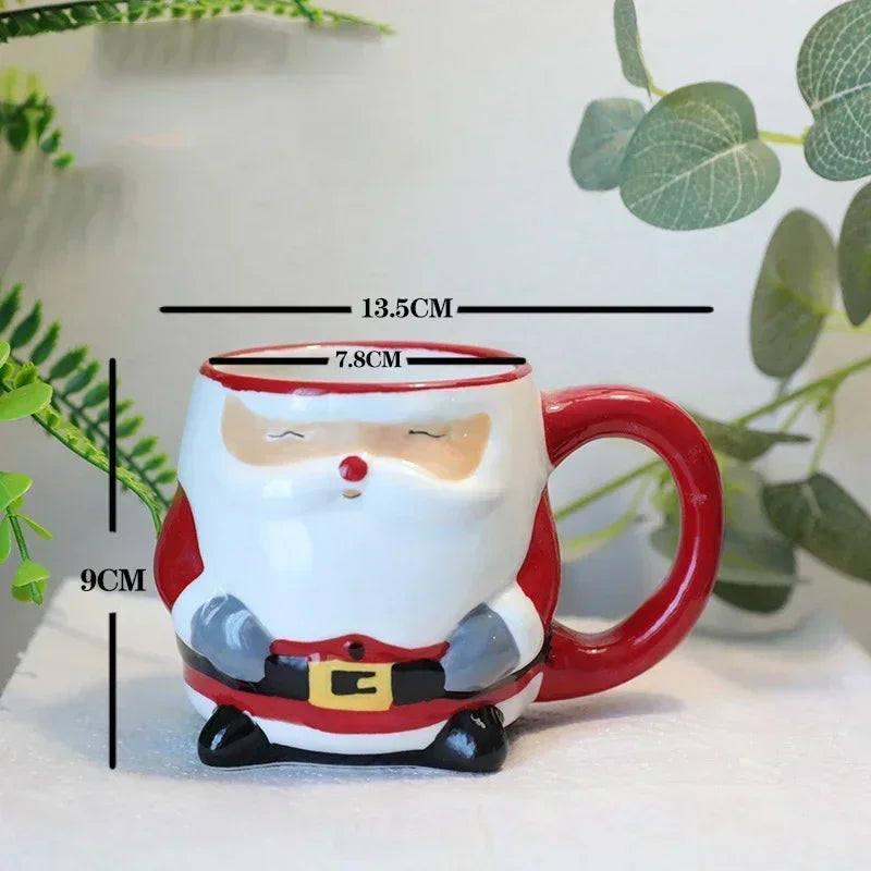 350ML Santa Claus Cute Ceramic Mug