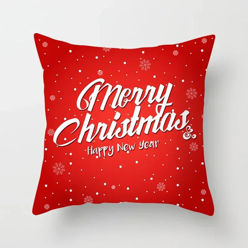 Decorative Red Christmas Cushion Cover
