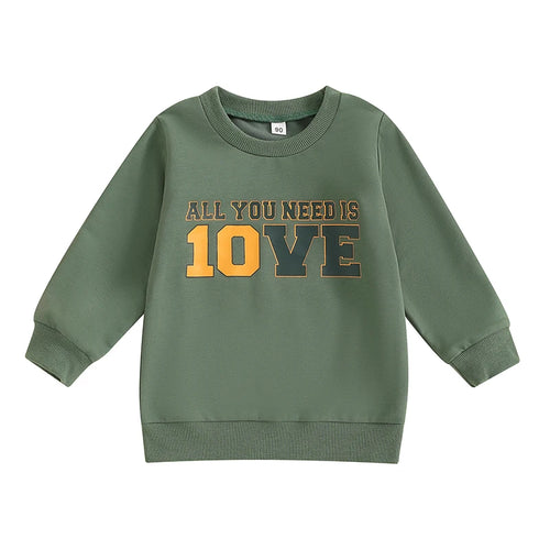 Lioraitiin Autumn Toddler Kids Sweatshirt