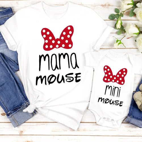 Mom and Kids Matching Tees