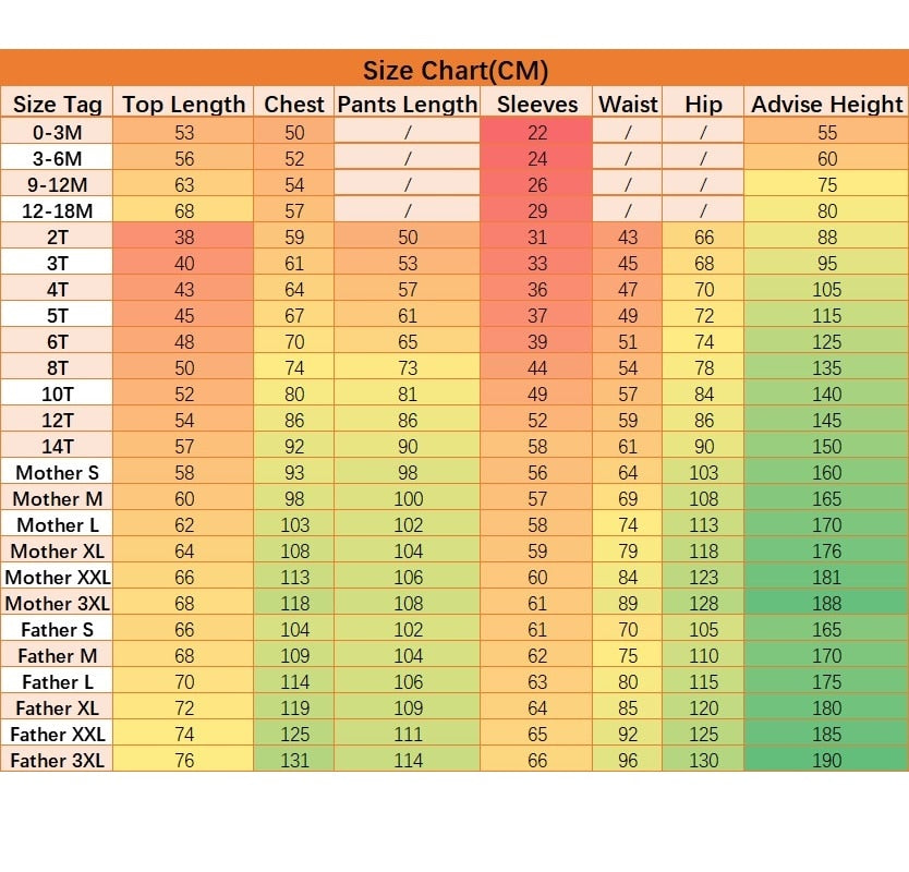 Family Matching Cute Deer Print Pajamas Set