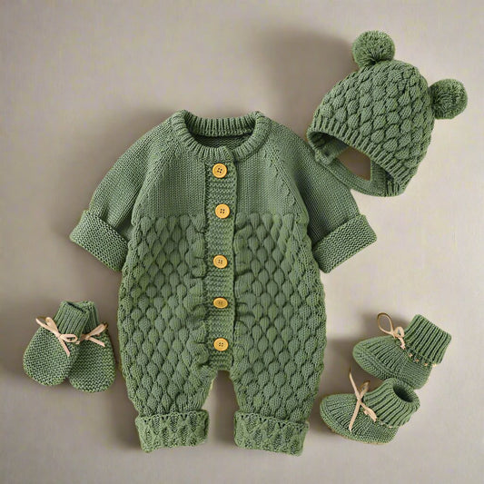 Baby Rompers Caps Sets Newborn