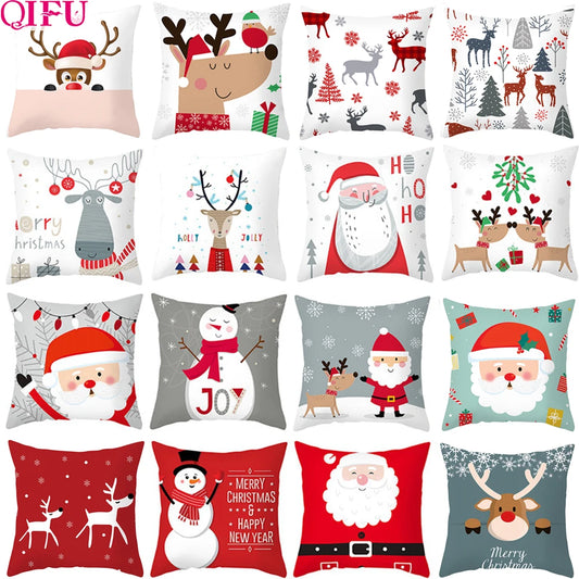Multicolor Christmas Cushion Cover