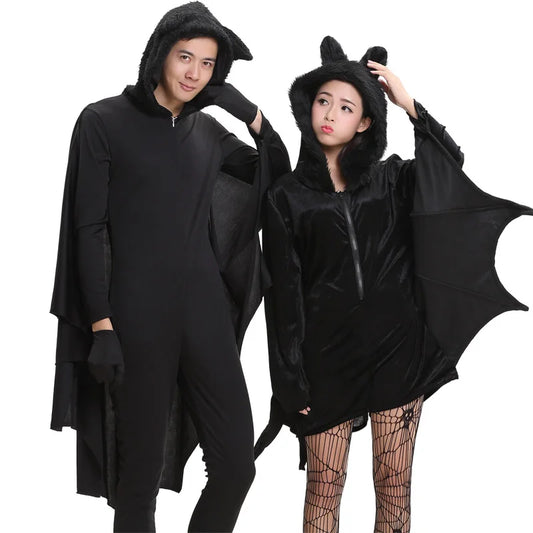 Family Matching Black Bat Halloween Costumes