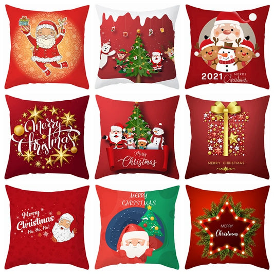 Red Merry Christmas Pillowcase