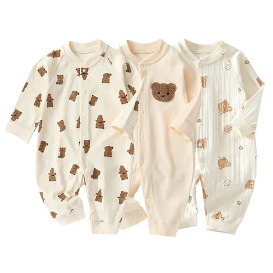 Bear Long Sleeves Baby Rompers
