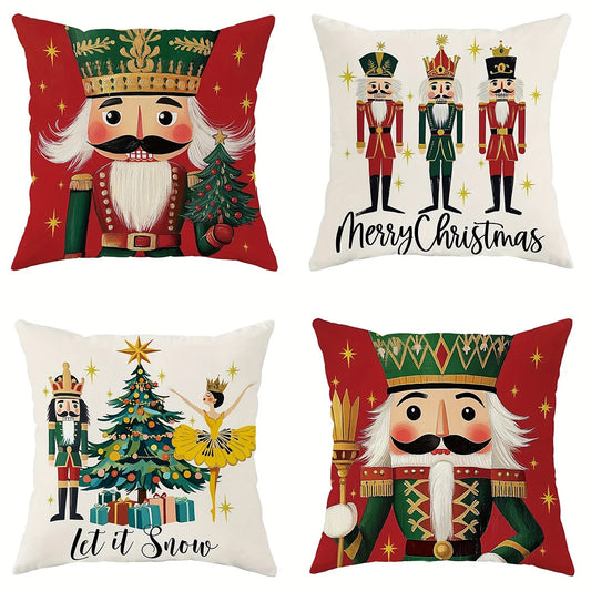 Christmas Nutcracker Pillowcase
