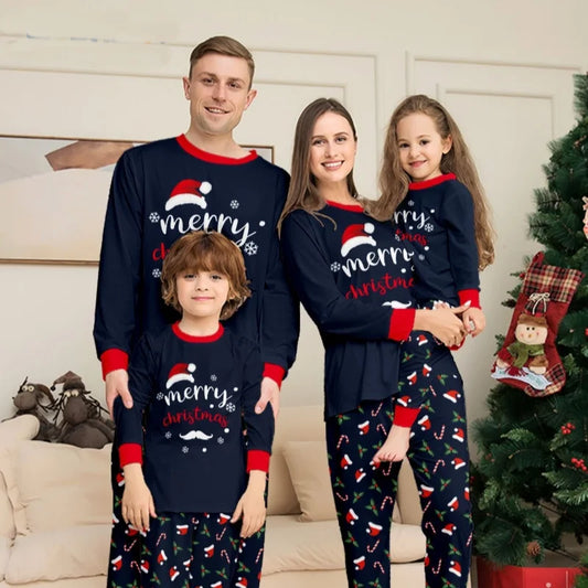 Family Matching Christmas Santa Pajamas Set