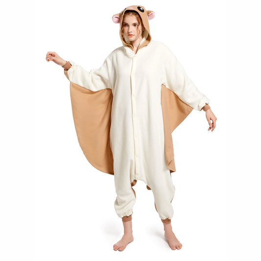Flying Squirrel Costume One-Piece Pajamas