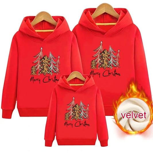 Family Matching Christmas Hoodies