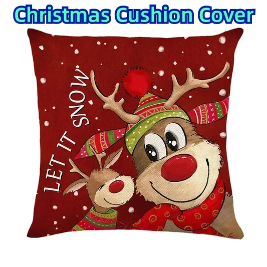Christmas Red Cushion Covers