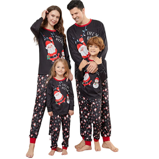 Family Matching Xmas Santa Pajamas Set