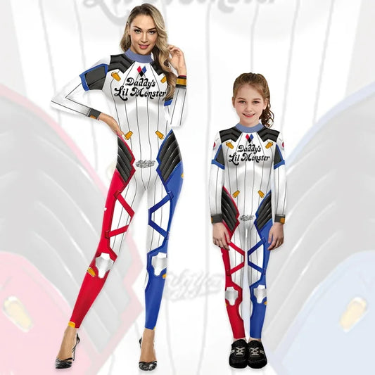 Family Matching Hallowen Costume 3D Digital Printed