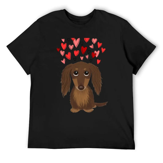 Hearts Cartoon Dog with Valentine