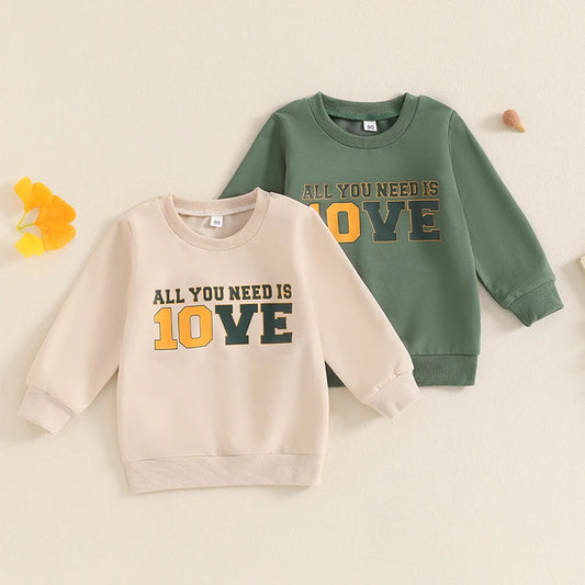 Lioraitiin Autumn Toddler Kids Sweatshirt