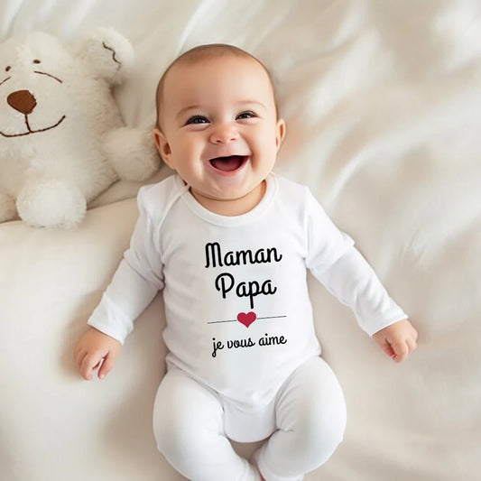 Baby Boy Letter & Cartoon Graphic Jumpsuit