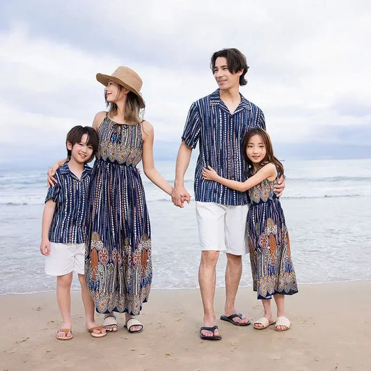 Family Matching Resorts Look Dress