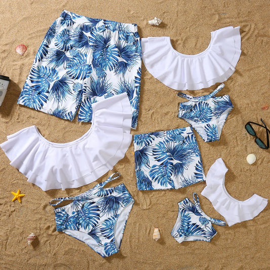 Family Matching Two Pieces Bikini Set Swimwear