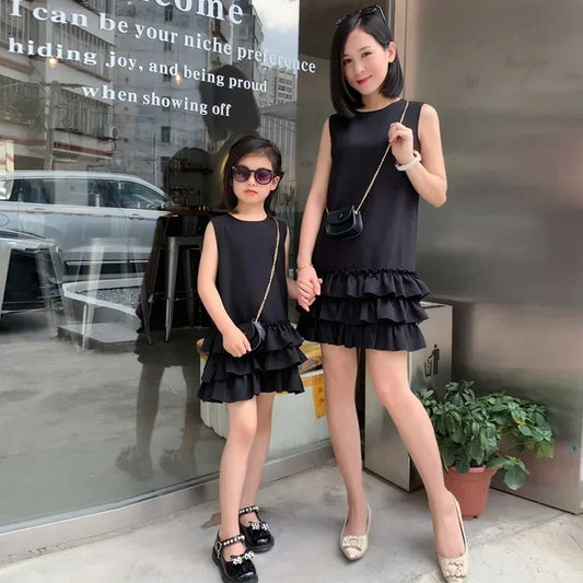 Mother and Daughter Matching Women Dress