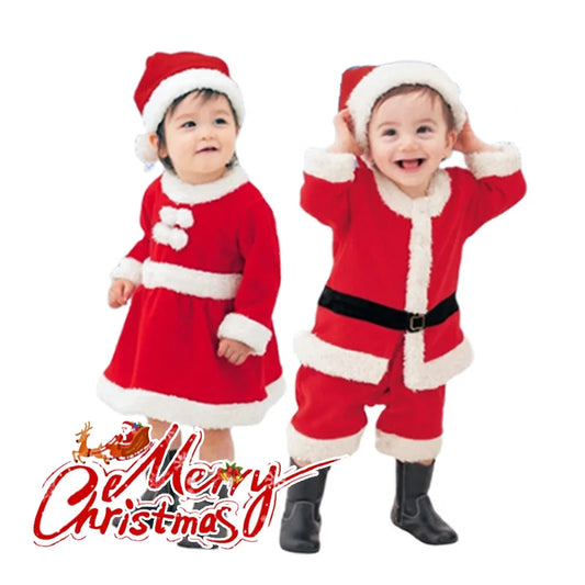 Kids Santa Claus Romper with Hat